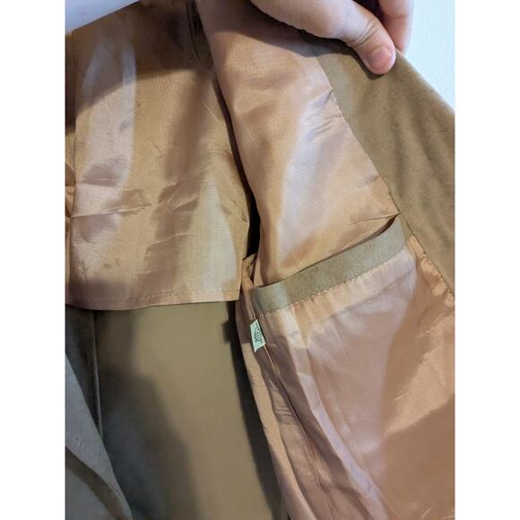 JC Pennys The Men's shop faux seuede wooden button blazer size 38L - Picture 4 of 8